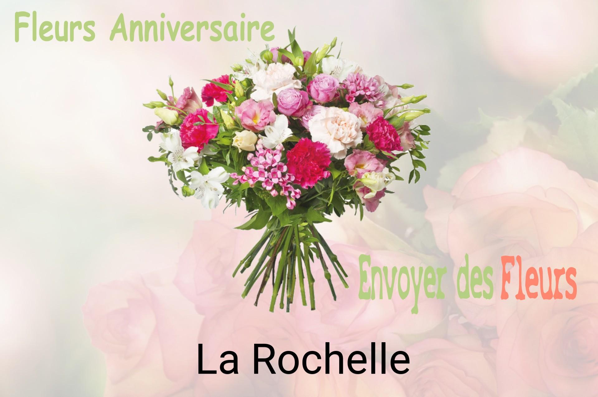 Bouquet de fleurs d’anniversaire livré à La Rochelle